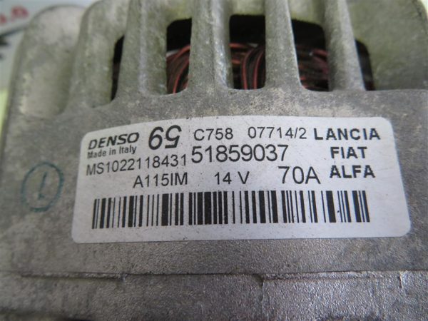 ALFA ROMEO MITO 1.4 BEN. L.14, ALTERNATOR - Image 4