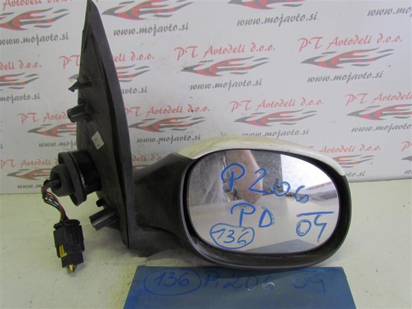 PEUGEOT 206 L.04, PREDNJE DESNO OGLEDALO