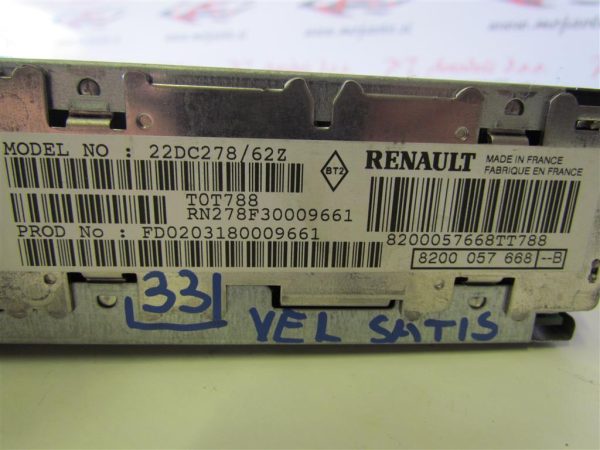 RENAULT VEL SATIS L.04, RADIO IN NAVIGACIJA - Image 3