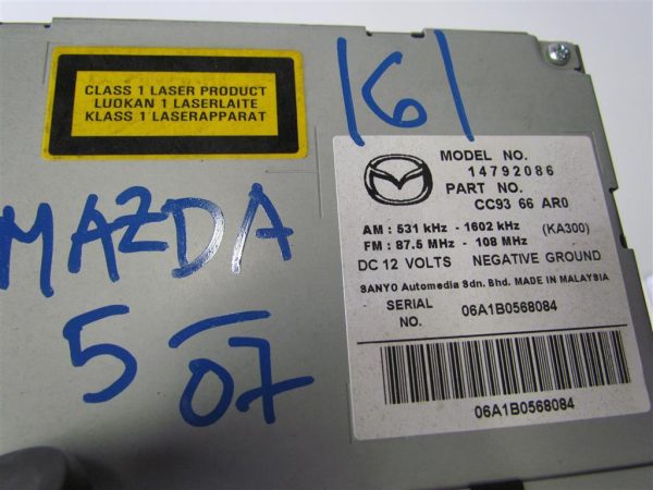 MAZDA 5 L.07, RADIO IN NAVIGACIJA - Image 3