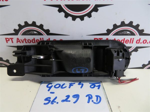 VW GOLF 4 L.01, NOTRANJA KLJUKA VRAT, PREDNJA DESNA - Image 2