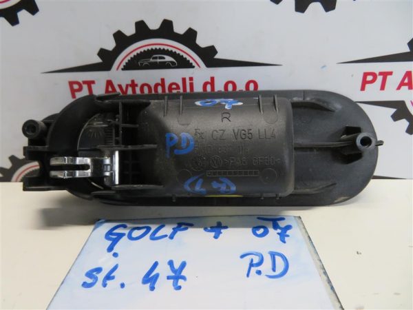 VW GOLF PLUS L.07, NOTRANJA KLJUKA VRAT, PREDNJA DESNA - Image 2