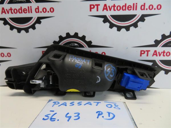 VW PASSAT L.08, NOTRANJA KLJUKA VRAT, PREDNJA DESNA - Image 2