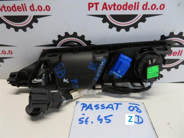 VW PASSAT L.08, NOTRANJA KLJUKA VRAT, ZADNJA DESNA - Image 2