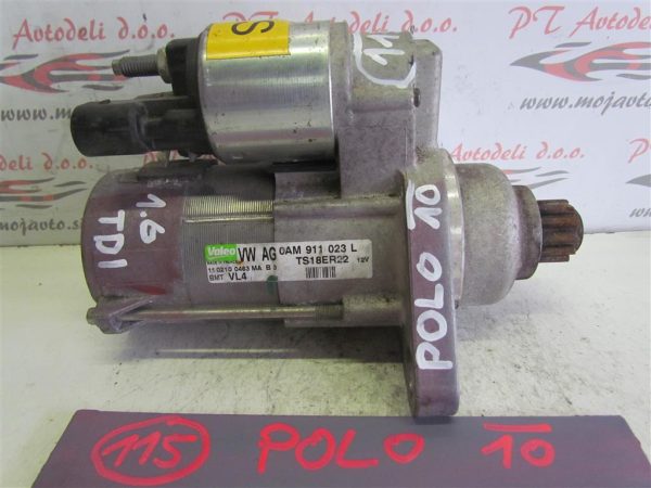 VW POLO 1.6 TDI L.10, ŠTARTER