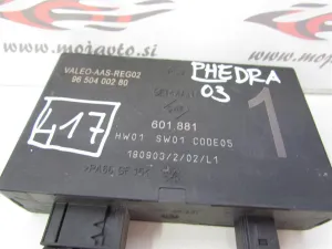 LANCIA PHEDRA L.03, ELEKTRONIKA