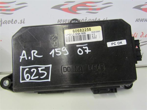 ALFA ROMEO 159 L.07, ELEKTRONIKA