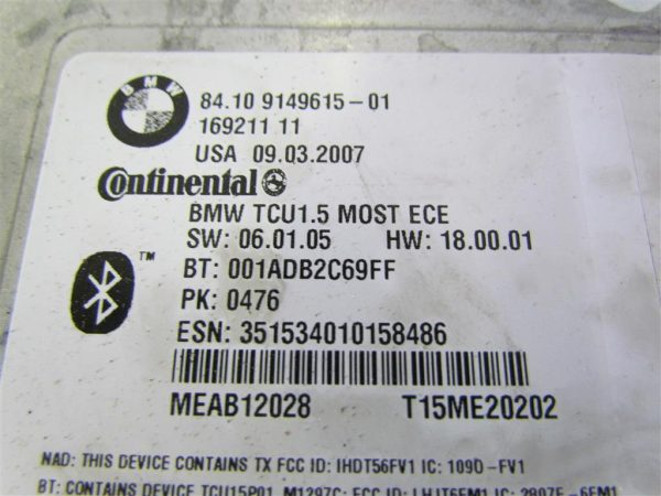 BMW E60 L.07, ELEKTRONIKA - Image 2