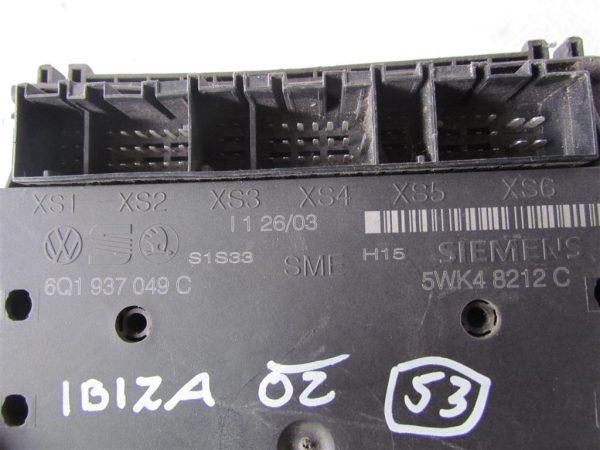SEAT IBIZA L.02, VAROVALKE Z ELEKTRONIKO