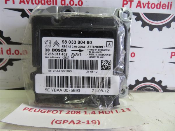 PEUGEOT 208 L.13, AIRBAG RAČUNALNIK