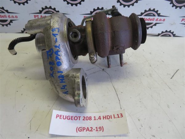 PEUGEOT 208 1.4 HDI L.13, TURBINA