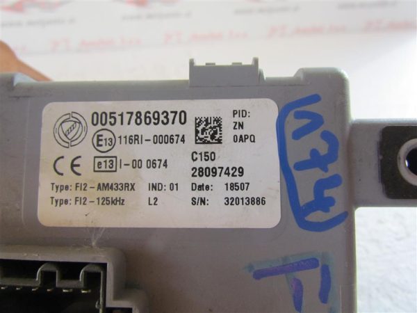 FIAT 500, VAROVALKE Z ELEKTRONIKO