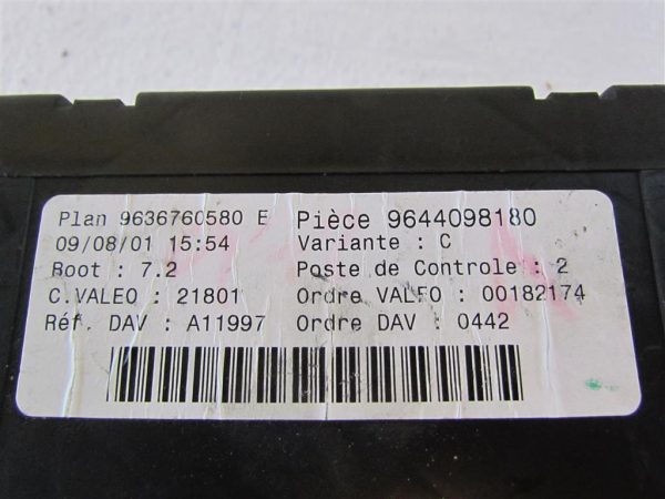 PEUGEOT 307, VAROVALKE Z ELEKTRONIKO
