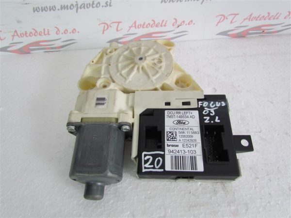 FORD FOCUS L.09, MOTORČEK ZA DVIG STEKLA, ZADNJI LEVI