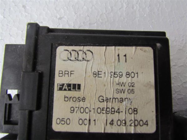 AUDI A4 L.04, MOTORČEK ZA DVIG STEKLA, PREDNJI LEVI - Image 2