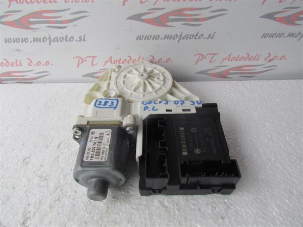 VW GOLF 5 (3V) L.07, MOTORČEK ZA DVIG STEKLA, PREDNJI LEVI