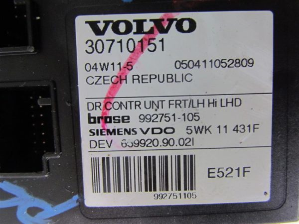 VOLVO S40 L.05, MOTORČEK ZA DVIG STEKEL, PREDNJI LEVI - Image 2