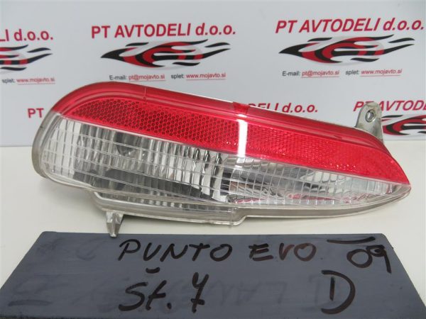 FIAT PUNTO EVO L.09, ZADNJE MEGLENKE IN VZRATNE LUČI, ZADNJA DESNA