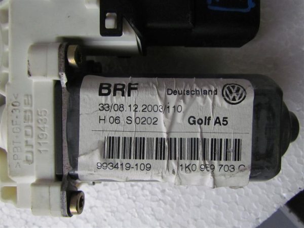 VW GOLF 5 L.07, MOTORČEK ZA DVIG STEKLA - Image 2