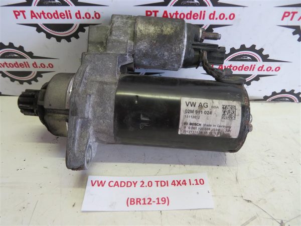 VW CADDY 2.0 TDI L.10, ŠTARTER