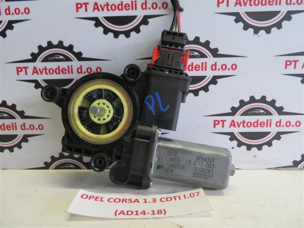 OPEL CORSA 1.3 CDTI L.07, MOTORČEK ZA DVIG STEKLA, PREDNJI LEVI