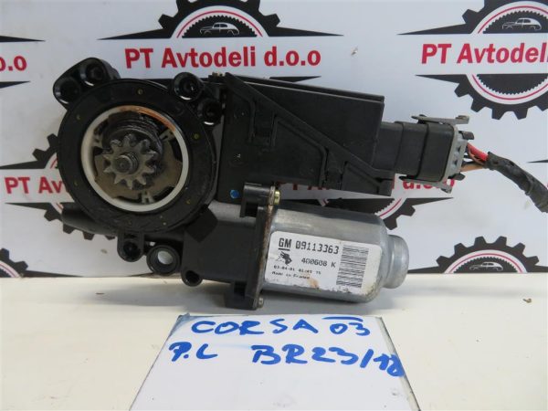 OPEL CORSA L.03, MOTORČEK ZA DVIG STEKLA, PREDNJI LEVI