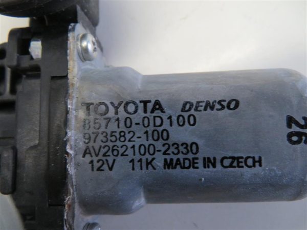 TOYOTA AURIS L.09, MOTORČEK ZA DVIG STEKLA, ZADNJI DESNI - Image 2