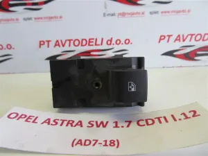 OPEL ASTRA SW L.12, ENOJNO STIKALO ZA DVIG STEKLA, ZADNJI