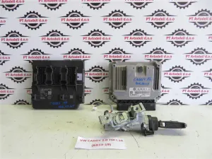 VW CADDY 2.0 TDI L.10, MOTORNI RAČUNALNIK KOMPLET