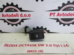 ŠKODA OCTAVIA SW L.16, STIKALO ZA DVIG STEKLA, PREDNJI DESNI