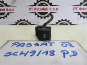 VW PASSAT L.08, ENOJNO STIKALO ZA DVIG STEKLA, PREDNJI DESNI