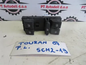 VW TOURAN L.07, STIKALA ZA DVIG STEKEL