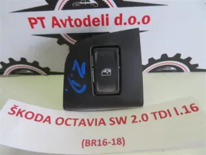 ŠKODA OCTAVIA SW L.16, STIKALA ZA DVIG STEKLA, ZADNJI DESNI