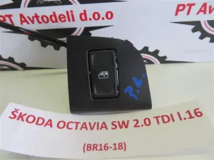 ŠKODA OCTAVIA SW L.16, STIKALA ZA DVIG STEKLA, ZADNJI LEVI