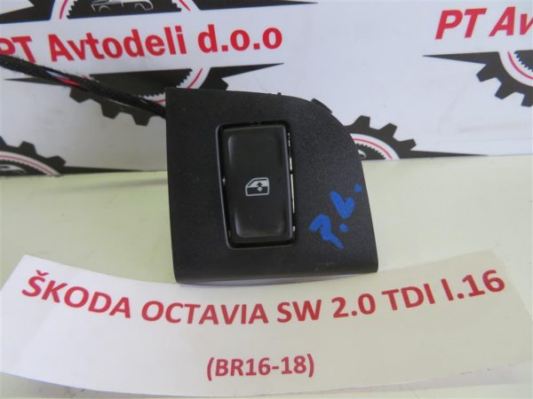 ŠKODA OCTAVIA SW L.16, STIKALA ZA DVIG STEKLA, ZADNJI LEVI