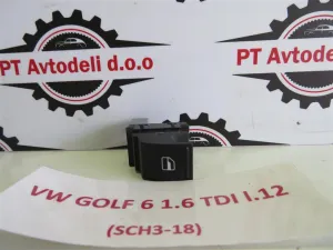 VW GOLF 6 1.6 TDI, L.12, ENOJNO STIKALO ZA DVIG STEKLA