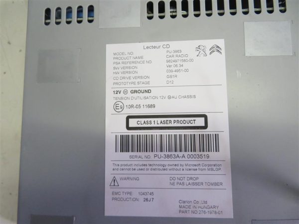PEUGEOT 308 L.18, RADIO- ORIGINAL - Image 4