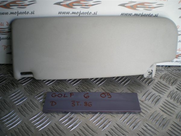 VW GOLF 6 L.09, PREDNJI DESNI SENČNIK - Image 2