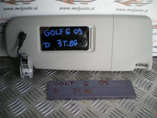 VW GOLF 6 L.09, PREDNJI DESNI SENČNIK
