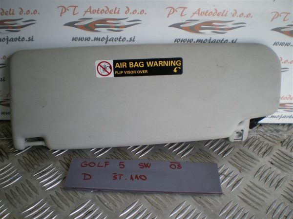 VW GOLF 5 SW L.08, PREDNJI DESNI SENČNIK - Image 2
