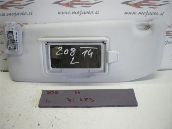 PEUGEOT 208 L.14, PREDNJI LEVI SENČNIK