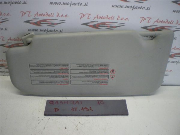 NISSAN QASHQAI L.10, PREDNJI DESNI SENČNIK - Image 2