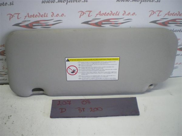 PEUGEOT 207 L.07, PREDNJI DESNI SENČNIK - Image 2