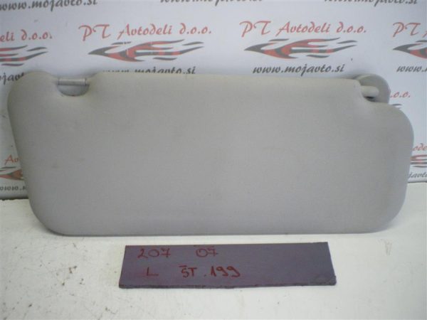 PEUGEOT 207 L.07, PREDNJI LEVI SENČNIK - Image 2