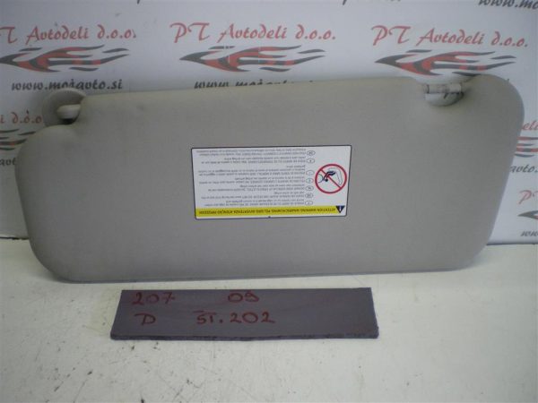 PEUGEOT 207 L.09, PREDNJI DESNI SENČNIK - Image 2