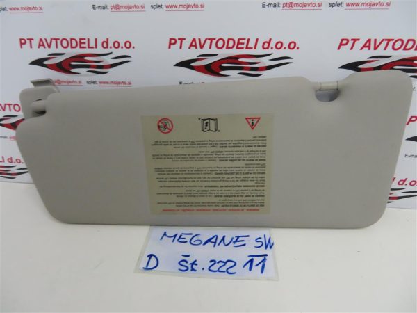 RENAULT MEGANE L.12, PREDNJI DESNI SENČNIK - Image 2