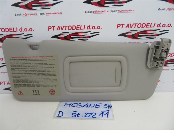 RENAULT MEGANE L.12, PREDNJI DESNI SENČNIK