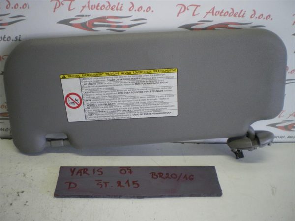 TOYOTA YARIS L.07, PREDNJI DESNI SENČNIK - Image 2