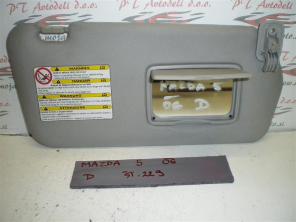 MAZDA 5 L.06, PREDNJI DESNI SENČNIK