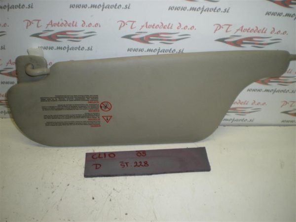 PEUGEOT 607 L.04, PREDNJI LEVI SENČNIK - Image 2